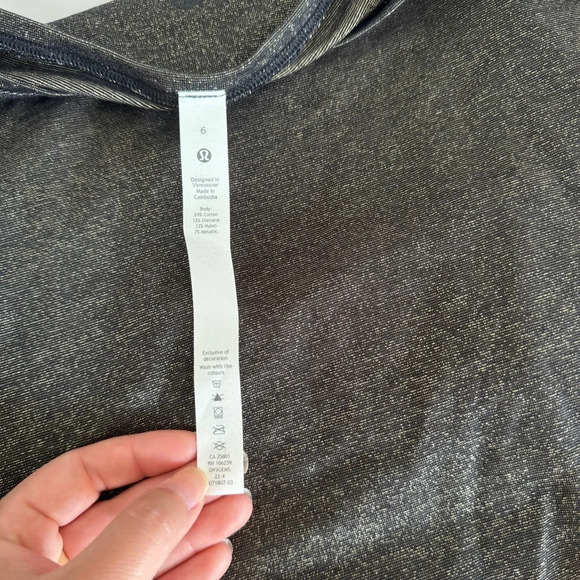 🆕🖤 Lululemon Special Edition Back in Action Long Sleeve Shirt Spark - Black - Picture 5 of 11